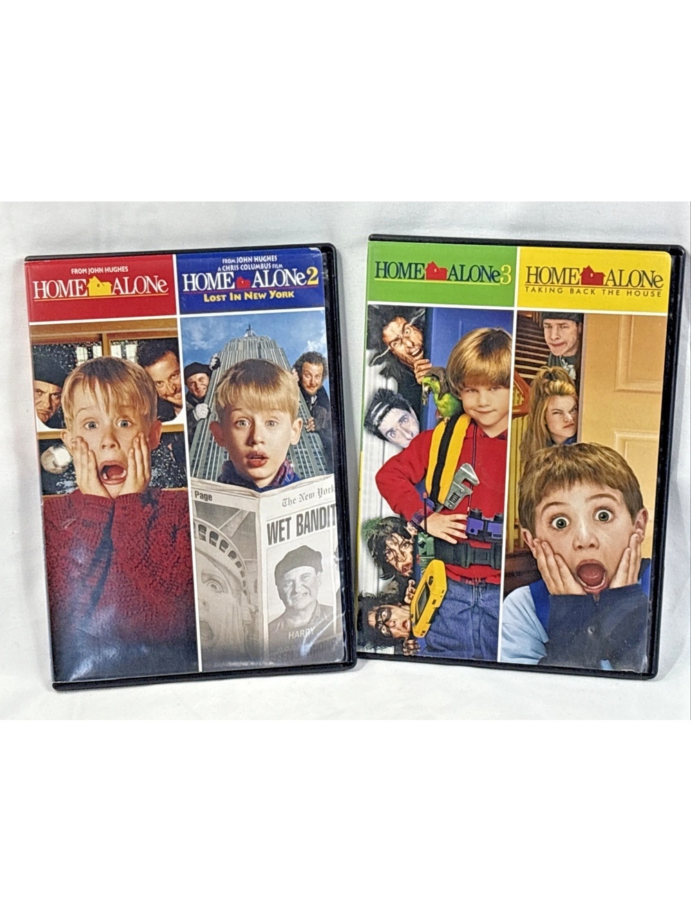 Home Alone 1 2 3 & 4 DVD Collection Bundle Lot Christmas Movie